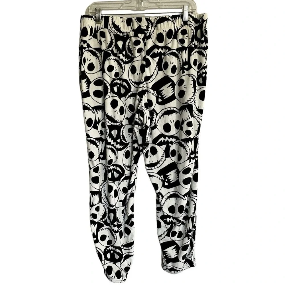 Nightmare Before Christmas Jack Pumpkin Women's Velour Sleep Jogger Size… - Picture 3 of 8